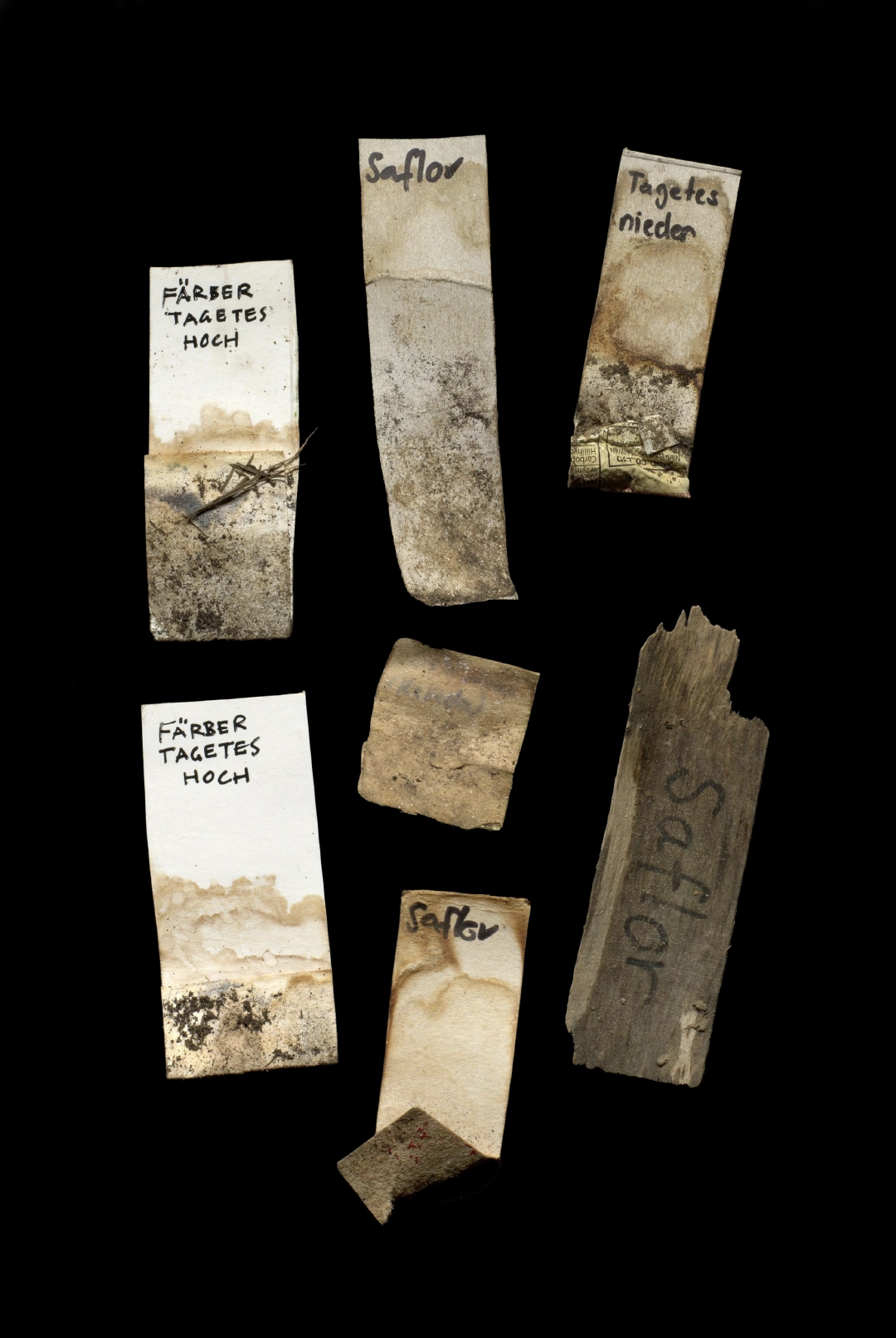 various plant label sticks