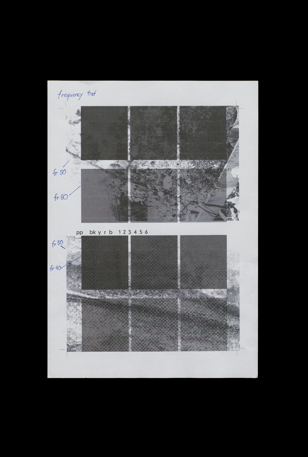 bitmap frequency test